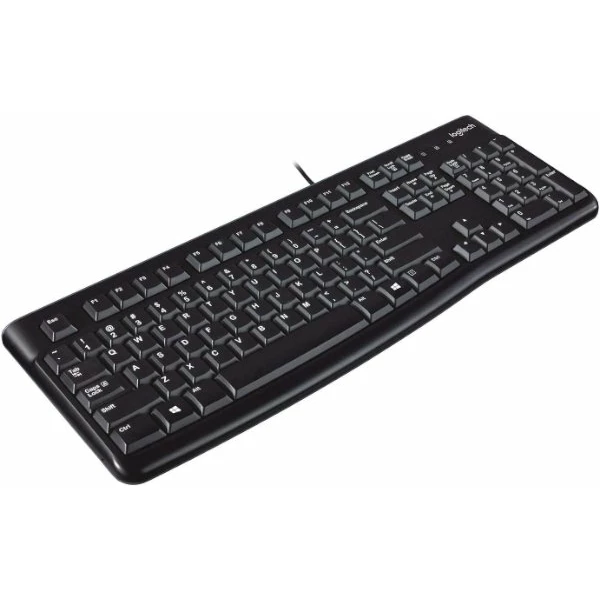 מקלדת לוגיטק חוטית עברית אנגלית LOGITECH K120