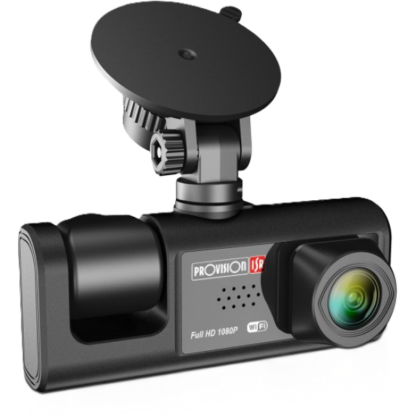 מצלמת רכב דו כיוונית PROVISION T2 Dual FHD WIFI CAMERA