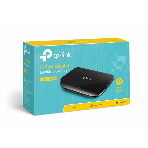 סוויץ'  TPLINK TL-SG1005D 5 Port SOHO Switch 1G