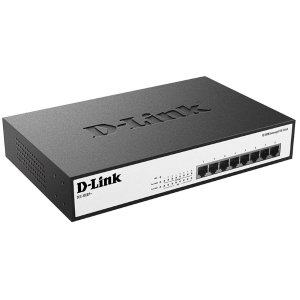סוויץ'  Metal 19( D-LINK 8-port POE 140W Gigabit unmanaged switch