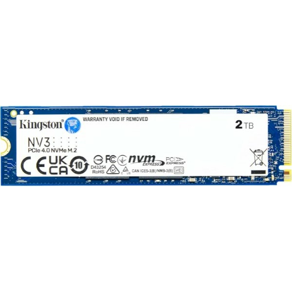דיסק פנימי Kingston NV3 2TB NVME GEN 4.0 M.2 2280 6000/5000Mb/s