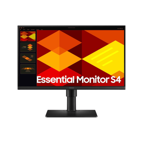 מסך SAMSUNG S24D408GAM IPS FHD 100hz Speakers DP 2XHDMI USB HUB