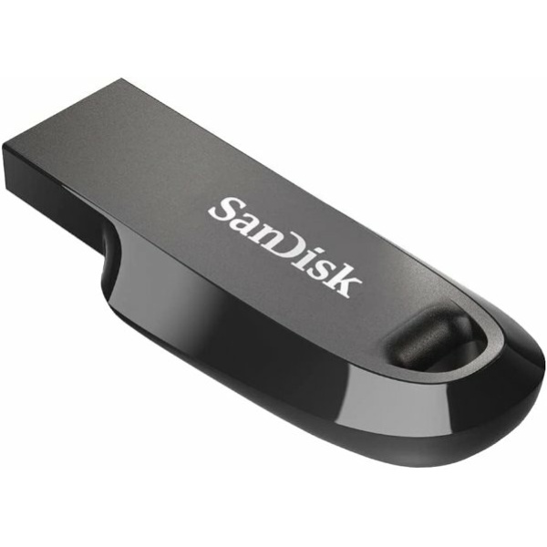 זכרון נייד SanDisk 128GB Ultra Curve USB 3.2 Gen 1 TYPE-A