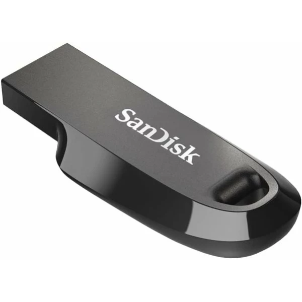 זכרון נייד SanDisk 128GB Ultra Curve USB 3.2 Gen 1 TYPE-A