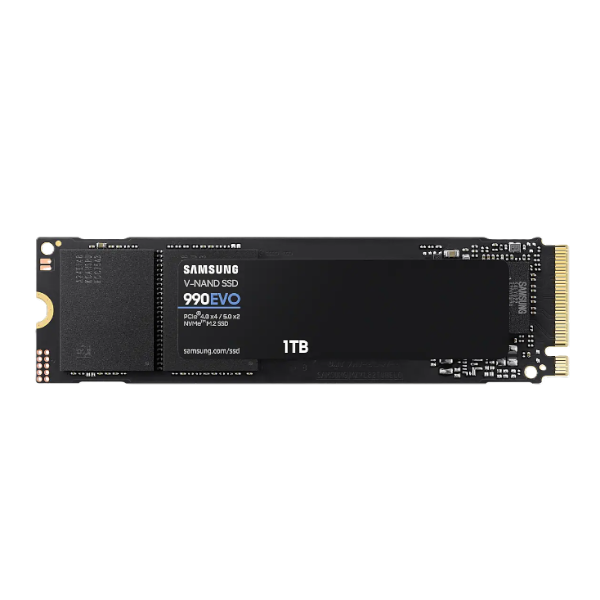 דיסק פנימי Samsung 990 EVO 1TB PCIE4.0X4/5.0X2 NVME gen 4/5