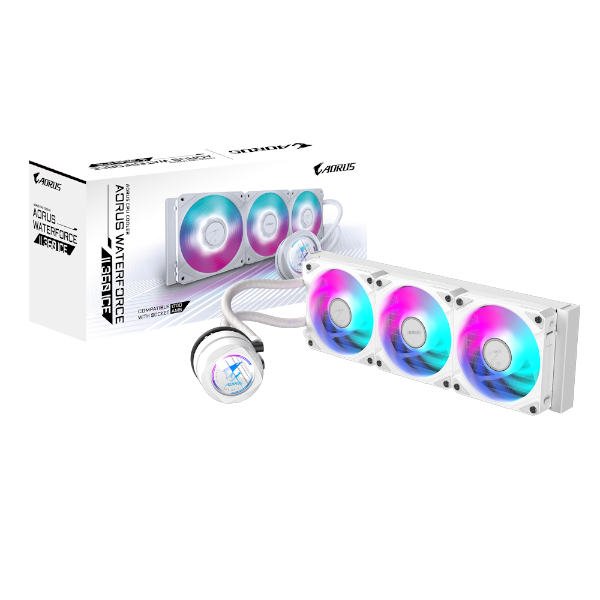 קירור לבן Gigabyte AORUS WATERFORCE II 360 ICE AIO ARGB REV2