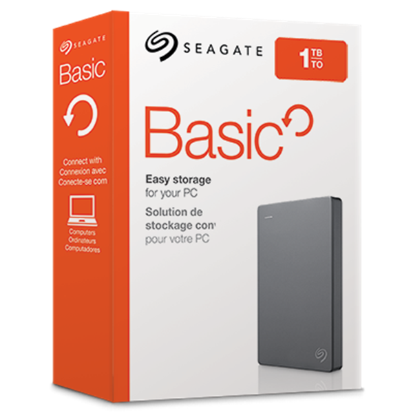 דיסק חיצוני SEAGATE Basic Portable Drive 1TB 2.5 usb 3.0