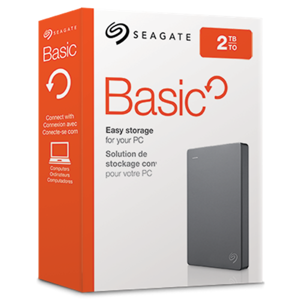 דיסק חיצוני SEAGATE Basic Portable Drive 2TB 2.5 usb 3.0