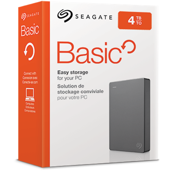 דיסק חיצוני SEAGATE Basic Portable Drive 4TB 2.5 usb 3.0