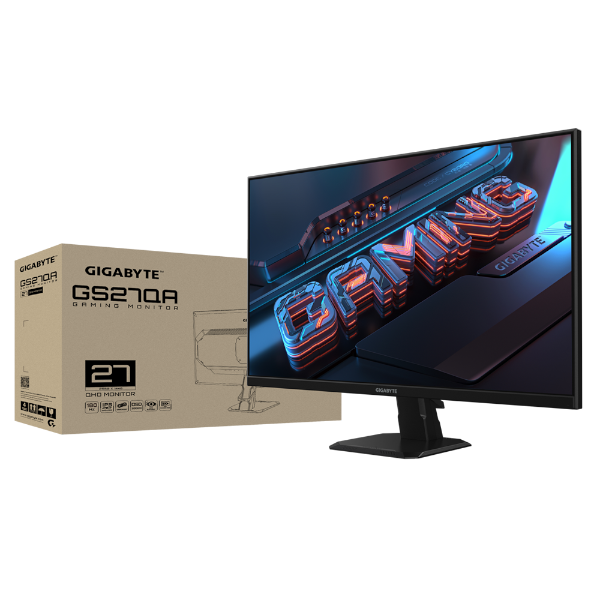 מסך גיימינג Gigabyte GS27QA QHD SS IPS 180Hz 1MS HDR Ready