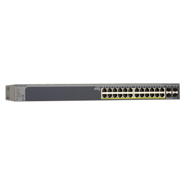 סוויץ חכם מנוהל NETGEAR GS728TPP SMART MANAGED POE 28PORT