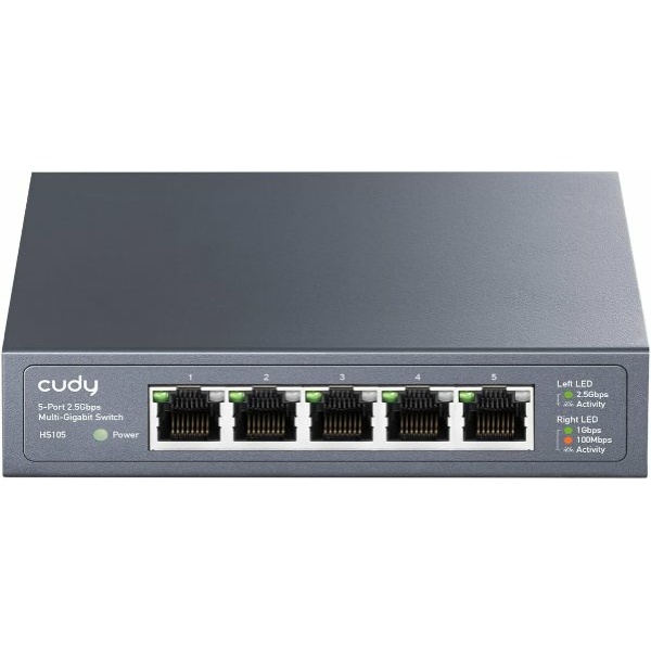 מתג Cudy 5 Port 2.5GB Unmanged Switch