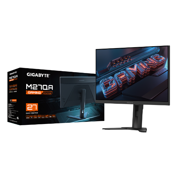 מסך גיימינג Gigabyte M27QA 2K SS IPS 180Hz 1MS HDR USB KVM