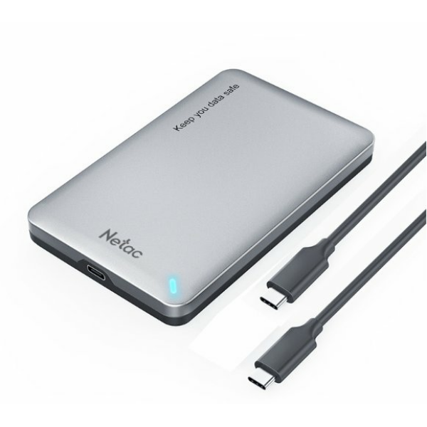קופסא חיצונית Netac USB Type-C 2.5 Inch SATA HDD Case