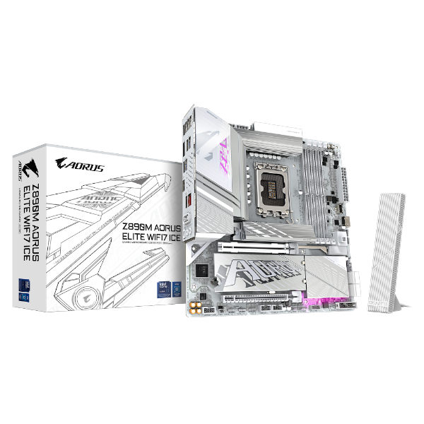 לוח אם אינטל GIGABYTE Z890M AORUS ELITE WIFI7 ICE WIFI7 BT PCIE 5