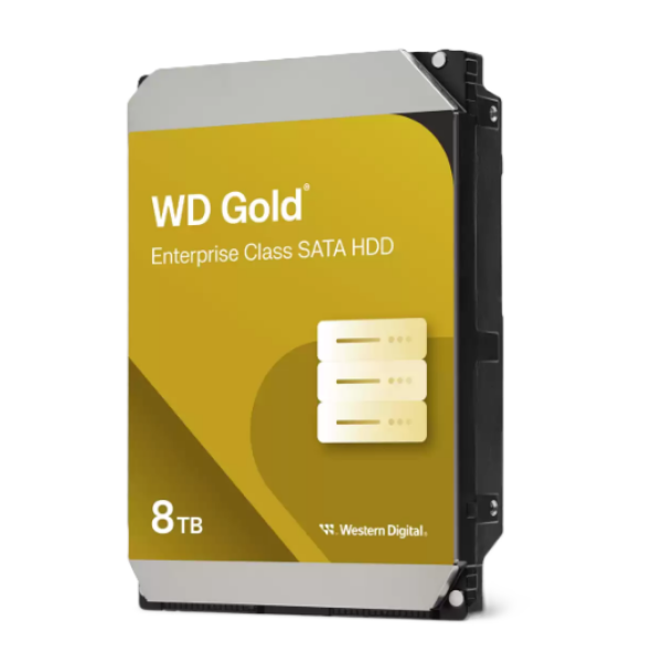 דיסק קשיח 3.5 לנייח WD 8TB Gold Enterprise 256MB Cache 7200RPM