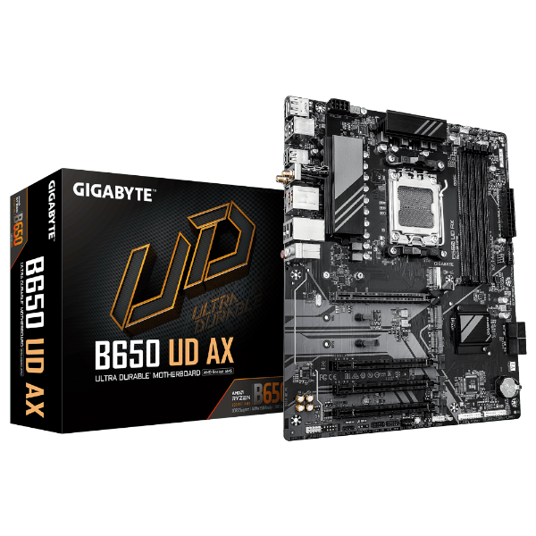 לוח אם GIGABYTE B650 UD AX DDR5 WIFI6 BT AM5 1GB LAN