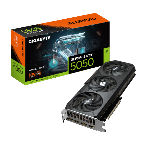 כרטיס מסך Gigabyte GeForce RTX 5050 Gaming OC 8GB 2xDP 2xHDMI