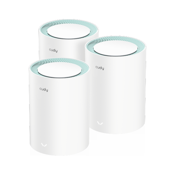 מגביר טווח Cudy M1500 AX1500 MESH WIFI6 System 3 pack