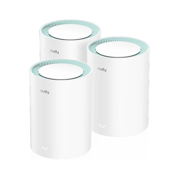 מגביר טווח Cudy M1500 AX1500 MESH WIFI6 System 3 pack