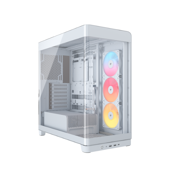 מארז Corsair FRAME 4500X E-ATX 2XUSB 3.2-A 1XUSB3.2 Type-C White
