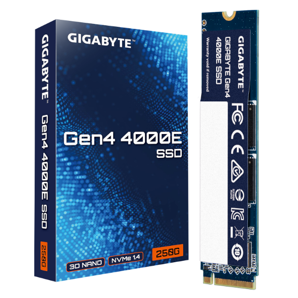 דיסק פנימי Gigabyte 4000E 250GB Gen4 SSD NVME 2280