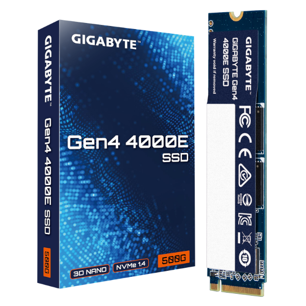 דיסק פנימי Gigabyte 4000E 500GB Gen4 SSD NVME 2280
