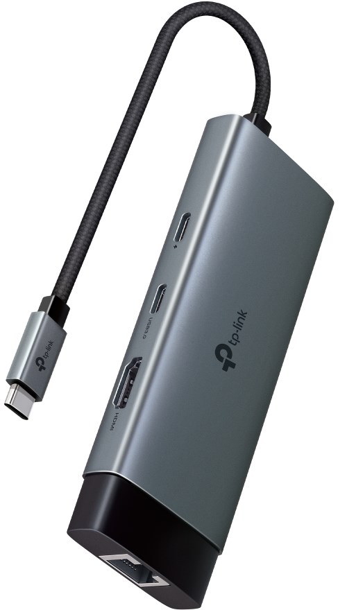 TP-Link 6-in-1 UH6120C Hub 1XHDMI 1XLAN 1XUSB-C PD X2USB-A